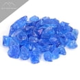 thumbnail image 2 of Blue Ridge Brand™ 1/2" Crushed Glass for Fire Pit - Fireplace and Landscaping - Sky Blue - 50 Pound, 2 of 6