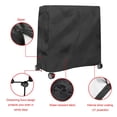 thumbnail image 4 of JFBUJC Ping Pong Table Cover, All Weather Resistant Waterproof 210D Oxford Table Tennis Cover with Windproof Drawstring, Rip Proof Protective Cover for Indoor/Outdoor 65x28x68", 4 of 6