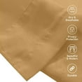 thumbnail image 3 of Mocassi Sheer Curtains - 2 Piece Set - 2 inch Rod Pocket - Solid Sheer Curtain Drapes for Living Room, Bedroom, 60" X 84", Tan, 3 of 5