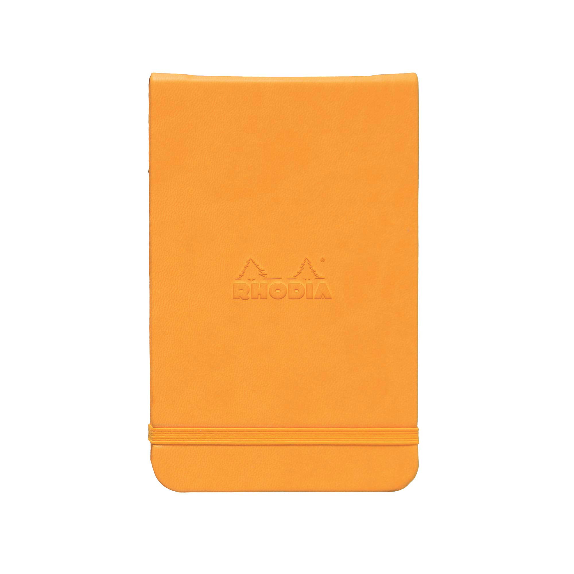 Notebook 96 Sheets -5.5 x 8.25 Rhodia Rhodiarama Webbies Lined Tangerine 