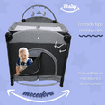 thumbnail image 2 of Cuna Corral Mecedora Y Colecho 4en1 Para Bebés Tuscani Ibaby negro, 2 of 10