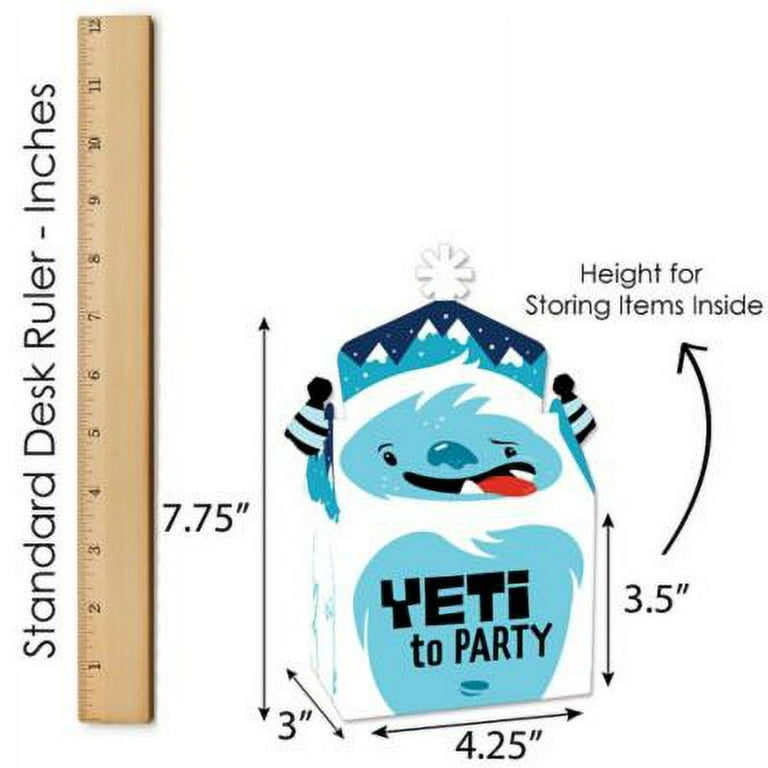 Big Dot Of Happiness Yeti To Party - Abominable Snowman Party Or Birthday  Party Favor Boxes - Set Of 12 : Target