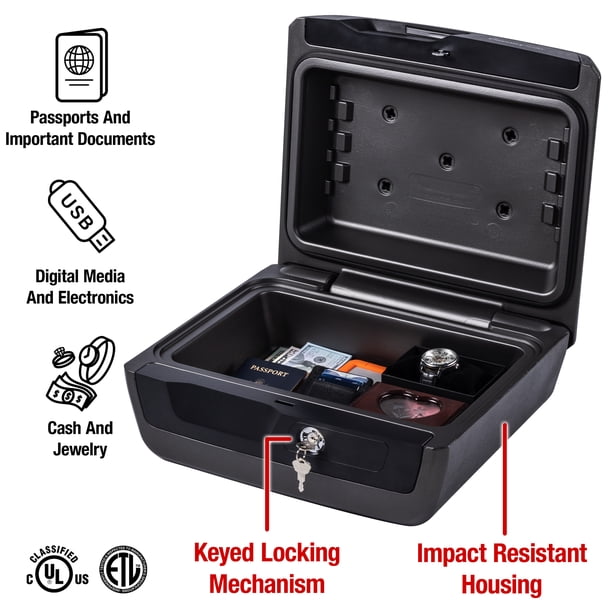 SentrySafe CHW30100 Fire-Resistant and Water-Resistant Safe Box