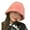 Pink, variant on Solid Color Bucket Hat for Women Girls Soft Fishing Hat Warm Fall Winter Hat Beanie Bonnet Skull Cap Travel Outdoor