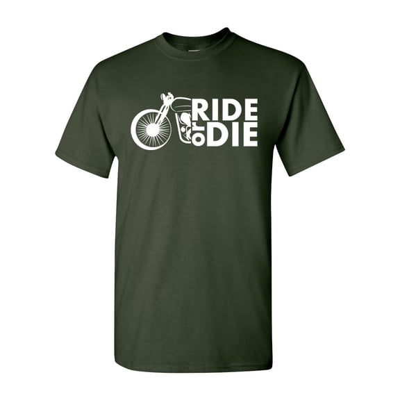 Ride Or Die Motorcycle Club Bikers Nation Riders DT Adult T-Shirt Tee