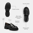 thumbnail image 3 of Zapatos Coach Leah con plataforma para mujer, color negro, talla 9, 3 of 5