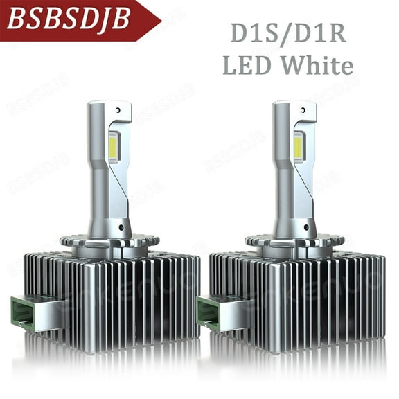For Dodge Durango 2011 2012 2013 D1S White LED Headlight High Low Beam Bulbs