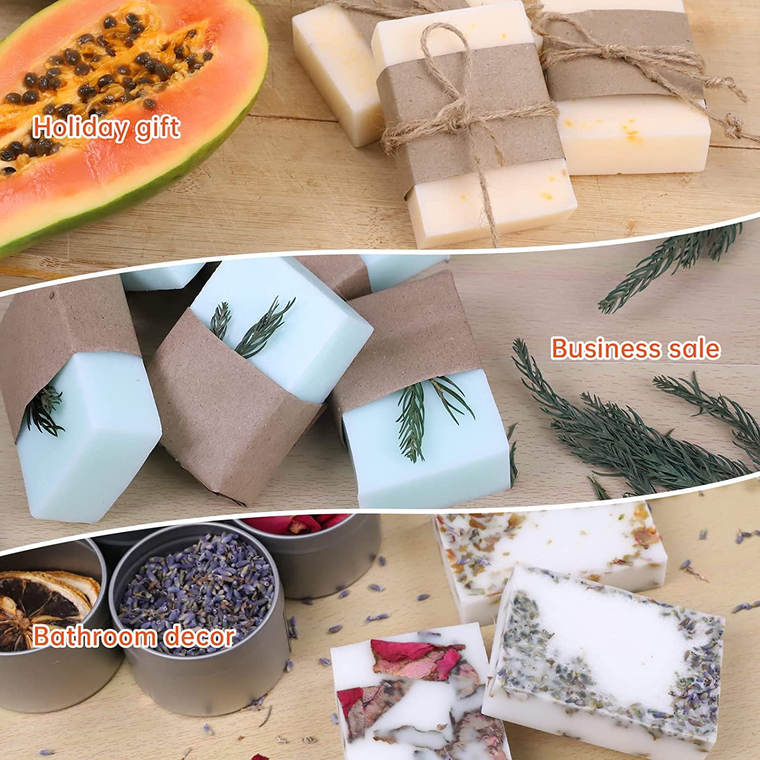 FAST MELT 3L Melter for Soap and Wax, Soap Making Kit with Temperature Control, Commercial Furnace