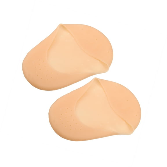 Vocoste 1 Pair Moisturizing Gel Socks Cracked Foot Care Protector No Show Silicone Socks L Size Beige