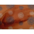thumbnail image 4 of oneOone Cotton Poplin Fabric Spiral & Floral Block Print Fabric BTY 56 Inch Wide, 4 of 4