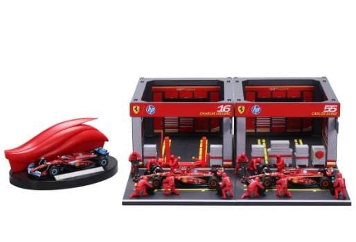 1:43 Formula 1 Deluxe Paddock Set - Ferrari - Walmart.com