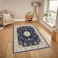 thumbnail image 4 of 1PC Floral Pattern Area Rug Partial Carpet, Lightweight Washable Easy-to-Tidy Carpet Mat Festival Gift, Suitable for Living Room, Bedroom, Dining Room, Office, Hallway, Room Accessones, 4 of 8