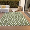 thumbnail image 6 of Addison Rugs Chantille Indoor/Outdoor Transitional Geometric Olive Washable Rectangle Rug, 10' x 14', 6 of 6