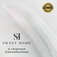 thumbnail image 6 of Sweet Home Collection 1500 Series Bed Sheets - Extra Soft Microfiber Deep Pocket Sheet Set - White, California King, 6 of 6