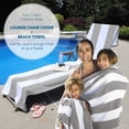 thumbnail image 4 of Superior Cabana Cotton Towel/ Chaise Lounge Chair Cover, Red, 4 of 10