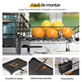 thumbnail image 4 of Escalable Escurridor de Trastes Acero Inoxidable, Sistema de Drenaje Automático, Ancho ajustable 32-56.9cm,Pies de extensión ajustables profundo 42-54cm,Escurridor de Platos,Apto a Cocina(Nivel), 4 of 9