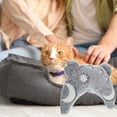 thumbnail image 3 of GOOHOCHY Almohada relajante para el cuello para mascotas, cojín para dormir en forma de U para perros y gatos, almohada suave en forma de media luna, almohada relajante para perros, almohada suave en, 3 of 8
