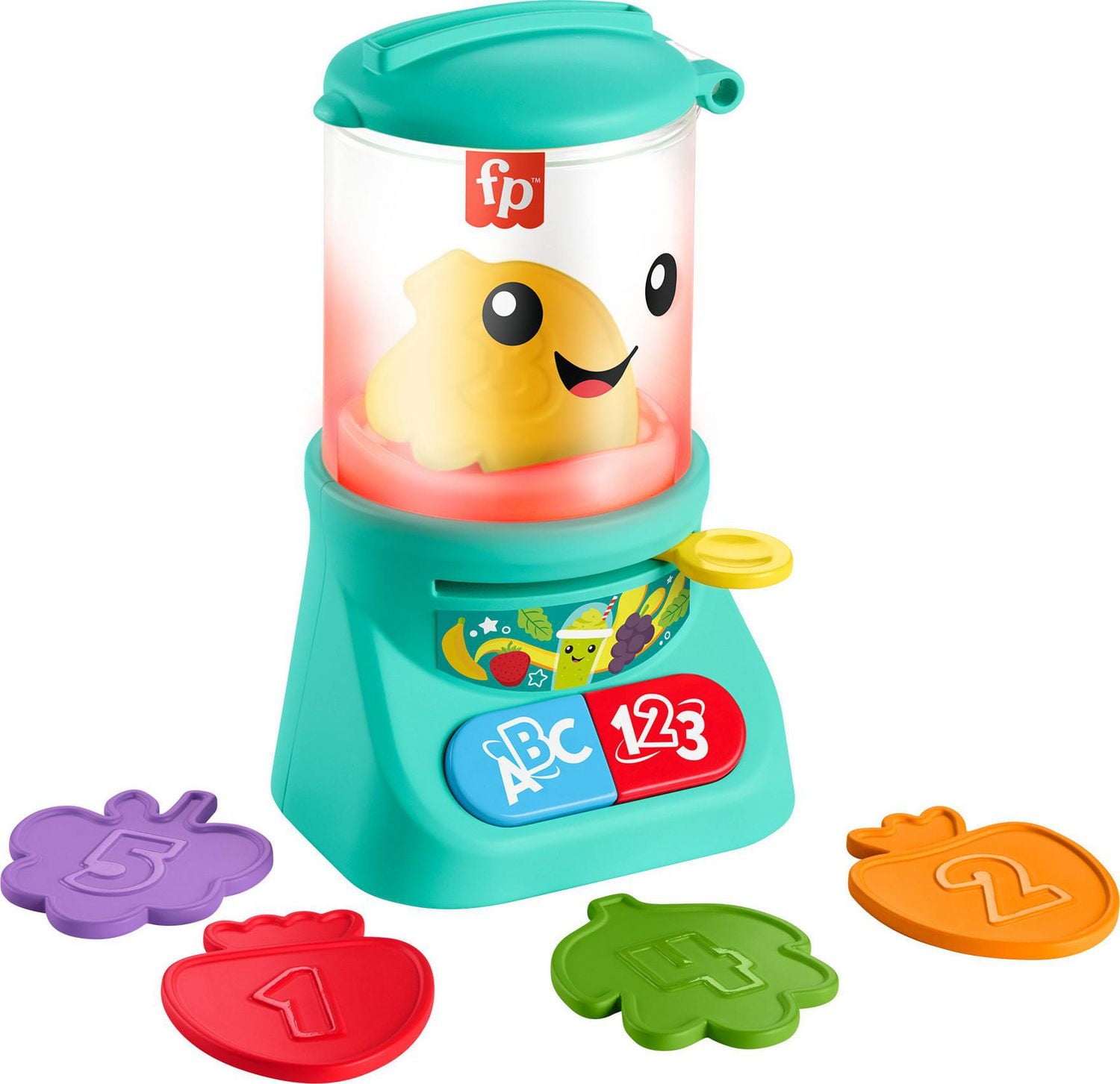 Fisher-Price Laugh & Learn Counting & Colors Smoothie Maker - French Version, Ages 9 - 36M