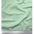 thumbnail image 1 of Soimoi Green Poly Georgette Fabric Filigree Damask Decor Fabric Printed Yard 42 Inch Wide, 1 of 3