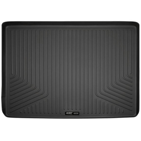 Husky Liners 28221 Weatherbeater Cargo Liner Fits 2015-2020 Cadillac Escalade ESV, Chevrolet Suburban, GMC Yukon XL w/ 3rd Row Bench Seat Black