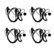 thumbnail image 1 of 4X Walkie Talkie Ptt Mic Radio Auricular Auriculares para Icom Ic-F11 Ic-F11S Ic-F31 Sl25 Vx-200, 1 of 4