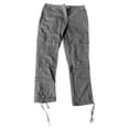 thumbnail image 2 of WTXUE Cargo Pants, Womens Trousers Ladies' Solid Color Overalls Paneled Pocket Zip Casual Pants, Slacks Pantalones De Mujer, Grey, 2 of 4