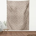 thumbnail image 4 of Ambesonne Geometric Fabric by the Yard Upholstery, Hexagonal Geometric Art, 2 Yards, Pale Chocolate and Blush, 4 of 5