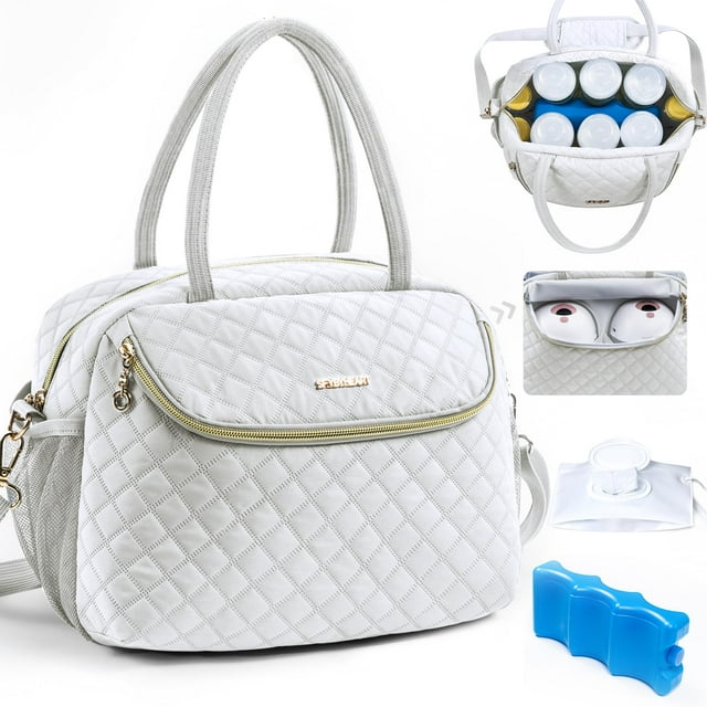 Bolsa refrigeradora de leche materna SFYBYHEART para 6 biberones de 29 x 14 x 20 cm