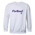 thumbnail image 1 of W Republic 556-363-WHT-03 Men Portland Pilots Script Crew Fleece, White - Large, 1 of 1