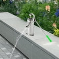 thumbnail image 3 of Suction Pump, Stainless Steel Manual Water Jet Pump Domestic Well Hand Shake Suction Pump Groundwater for Home Garden Yard, 3 of 14