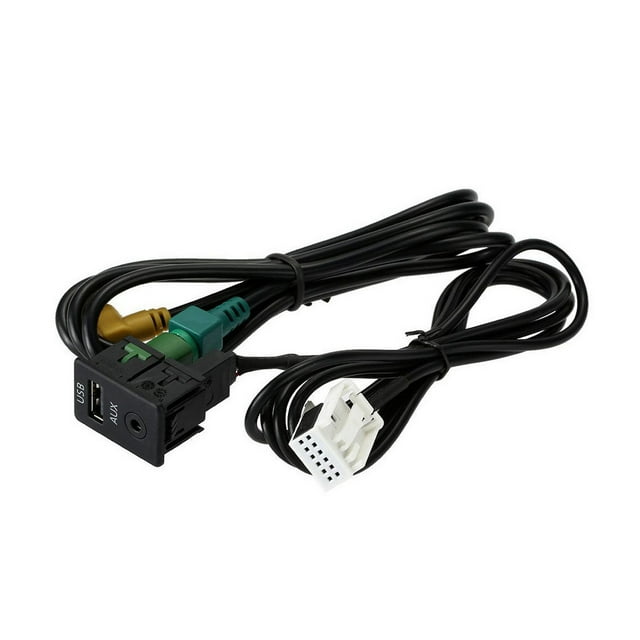 ziyahi Car USB Adapter Cable Switch Plug High Fit Button Cars Accessories Replacement Parts Fittings Automobile Wiring Harness