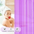 thumbnail image 3 of Inosoo Purple Plastic Shower Curtain liner,72"Wx 84"L Lightweight Colored PEVA Shower Liner, 3 of 9