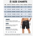thumbnail image 7 of 3 Pack Men's 2 In1 Gym Shorts Men with Pockets 7 inch Workout Shorts Men Running Shorts with Liner&Towel Loop, 7 of 7