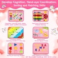 thumbnail image 3 of Juguetes Montessori Busy Board Esjay para niños pequeños de 1 a 4 años, 3 of 6