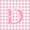 Pink D, variant on Catabedysis Pink Gingham Print Queen Sheets,Plaid Monogrammed R Design Queen Sheet Sets For Girls,4pcs,1 Flat Sheet, 1 Fitted Sheet and 2 Pillowcases