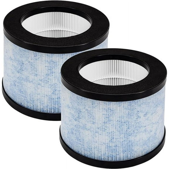 High-Efficiency Cylindrical HEPA Filter for Air Purifiers: TIRUSS  7.5*5*5 Inches MERV 11 for Efficient Removal of Particulate Matter, 2 Pack
