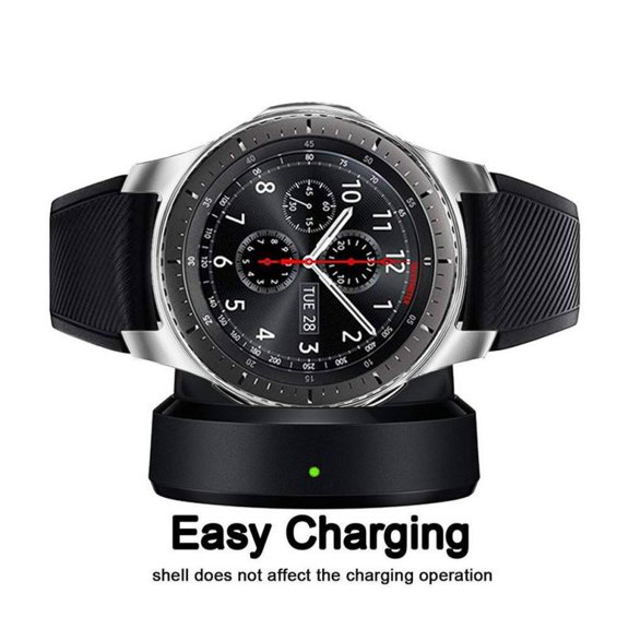 42MM SILVER Watch Protective Case Protector Electroplated TPU Smart Watches Cover For Samsung Gear S3 42 46mm