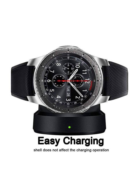 42MM SILVER Watch Protective Case Protector Electroplated TPU Smart Watches Cover For Samsung Gear S3 42 46mm