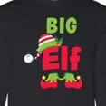 thumbnail image 4 of Inktastic Christmas Big Elf Long Sleeve T-Shirt, 4 of 5