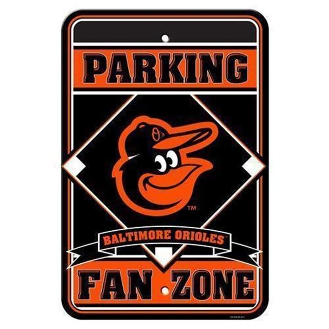 Fremont Die 62201 MLB Baltimore Orioles Plastic Parking Sign