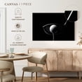 thumbnail image 5 of Elephant Stock Golf Hit Position Wall Art - Horizontal Canvas Wall Art - Living Room Wall Decor - Sports Canvas - Black And White Decor - 30" x 20", 5 of 8