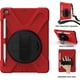 thumbnail image 3 of Ipad 10.2" Shockproof Case, Ipad 9th/8th/7th Generation, Rugged Case With Stylus Holder, Swivel Stand, Shoulder Strap And Wrist Strap, Heavy Duty Cove, 3 of 5