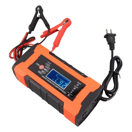 NFTIGB 12V 10A 24V 5A Smart Pulse Repair Battery Charger and Maintainer for Car Motorcycle and Truck