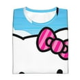 thumbnail image 4 of Hello Kitty T Shirts For Girls Boys, 3d Print Cartoon Graphics T Shirt, Youth Crewneck T-Shirt, Unisex Short Sleeve Top Tees Age 4-16 Years, 4 of 7