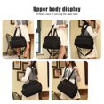 thumbnail image 3 of Soft Lightweight Gym Bag for Women, Duffle Bag for Travel with Wet Pocket, Lightweight Carry on Weekender Duffel, Water Resistant with Multiple Pockets Personal Item Bag, 3 of 9
