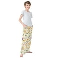 thumbnail image 4 of FORMRS Kids Pajama Pants with Pockets Size 9-10Y Boys Lounge Sleep Bottoms, Birds Tea Time, 4 of 8