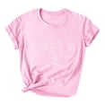 thumbnail image 2 of Royisotas T-Shirts for Women Plus Size Easter Print Short Sleeve Womans Tops Graphic Casual Trendy Tops, 2 of 3