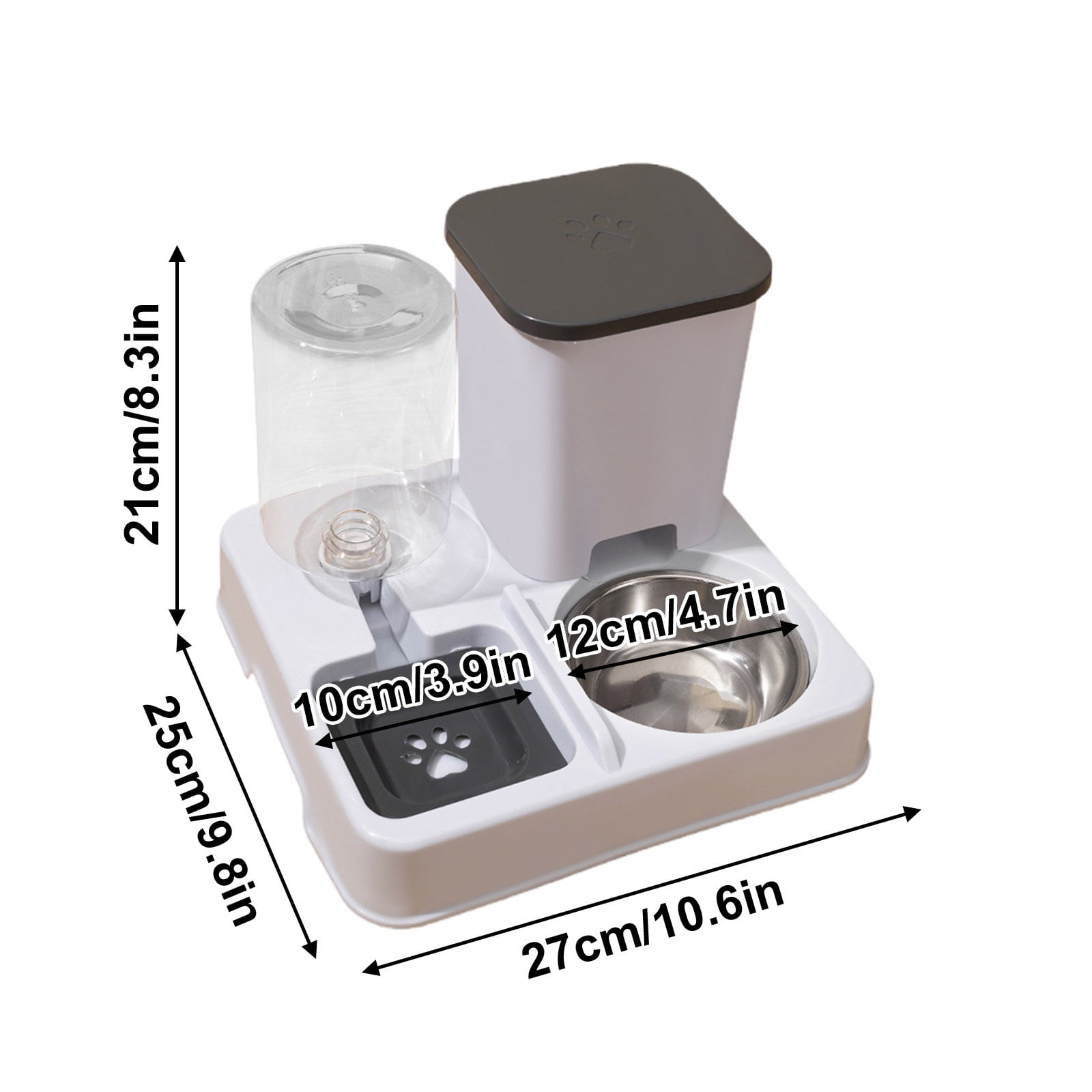 Sentmoon Room Decor Pet Water Dispenser With Large Capacity Dry Wet Separation Automatic Water Feeder Integrated Water And Food Feeder Dog Water Dispenser