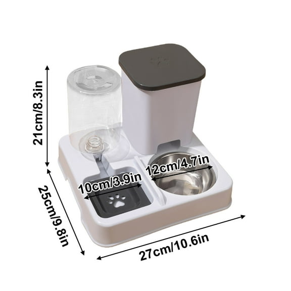 Pet Water Dispenser With Large Capacity Dry Wet Separation Automatic Water Feeder Integrated Water And Food Feeder Dog Water Dispenser