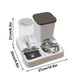 thumbnail image 2 of Dispensador de agua para mascotas de gran capacidad con separación de agua seca y húmeda, alimentador automático de agua y comida integrados, dispensador de agua para perros, alimentador., 2 of 5